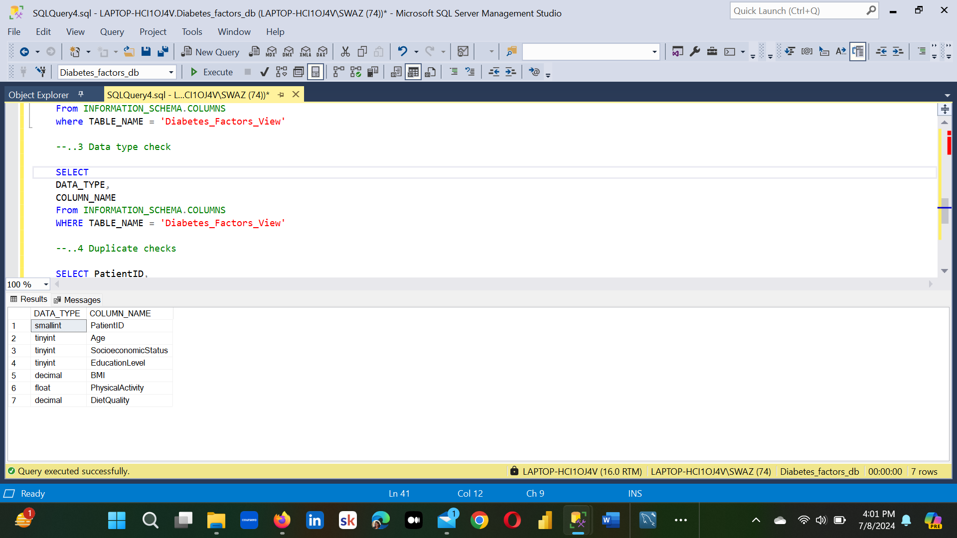 Data Type-check
